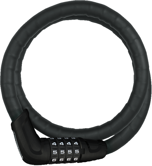 Abus Tresorflex 6615C/85/15 Bracket SCMU Şifreli Bisiklet Kilidi - Siyah
