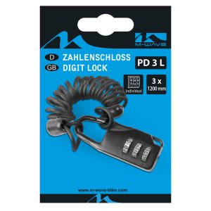 M-WAVE PD 3 L Padlock İnce Kilit