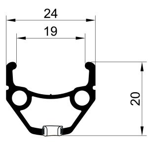 REMERX Dragon L-719 27,5'' Disk 32 Delik Jant Çemberi