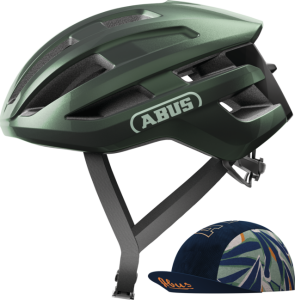 Abus PowerDome ACE Yetişkin Yol Bisiklet Kaskı - Moss Green