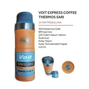 Voit Express Coffee Termos 510 ML - Sarı