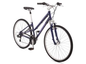 Schwinn Voyageur Step-Thru 28 Jant Fitness Hibrit Şehir Bisikleti - Navy - MD