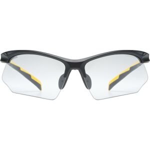 Uvex Sportstyle 802 V Bisiklet Gözlüğü - Mat Siyah Sarı