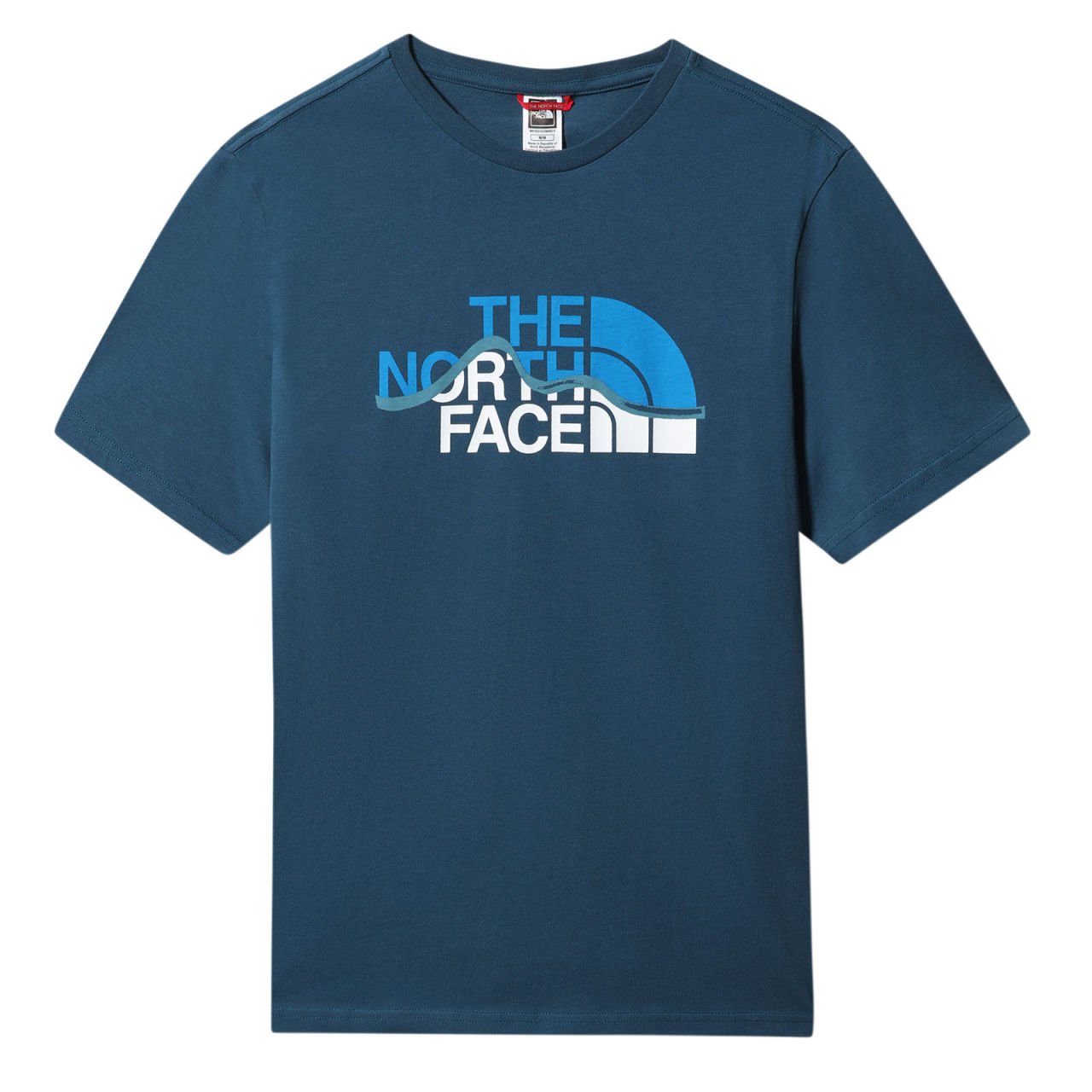 The North Face Erkek Tişört Mountain Line - Mavi