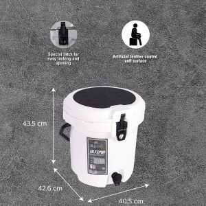 IGLOO Ultima 5 Gallon Musluklu RotoMold Fıçı Buzluk 19 Litre