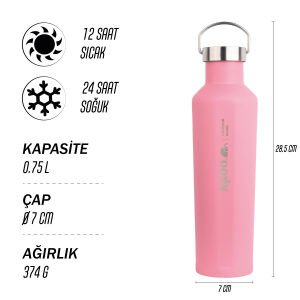 IGLOO Pentagon Termos 750ml - Pembe