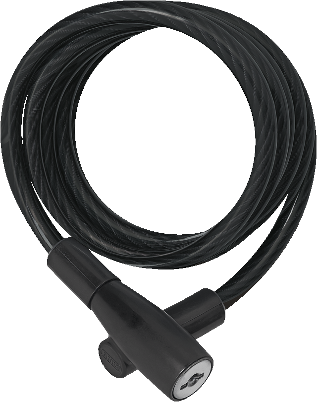 Abus 3506K/120 Anahtarlı Kilit - Siyah